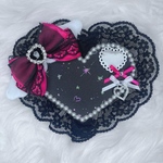 缶バッジヘアクリップ