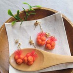 【再販】みかんのピアス