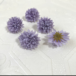 ミニマム　マム　菊　小さいマム　造花 アーティフィシャルフラワー　ハンドメイド 材料 素材　花材　パーツ　ヘアパーツ　七五三　成人式　着物　アクセサリー　むらさき　紫　パープル