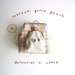 totteoki gama pouch /Dalmatian