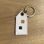 レザー　キーホルダー　おうち　鍵　家　キー　革