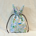 うさみみ巾着ポーチ