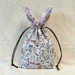 うさみみ巾着ポーチ