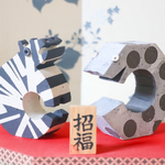 干支 置物　へびさん＆うまさん