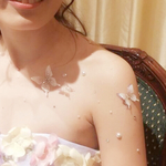 送料無料★立体ボディージュエリー★バタフライ3セット