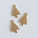 ［数量限定］389)２個 / ツリーチャーム / アクセサリーパーツ / ピアスパーツ / イヤリングパーツ / インポートパーツ / キュービックジルコニア / 冬 / クリスマス