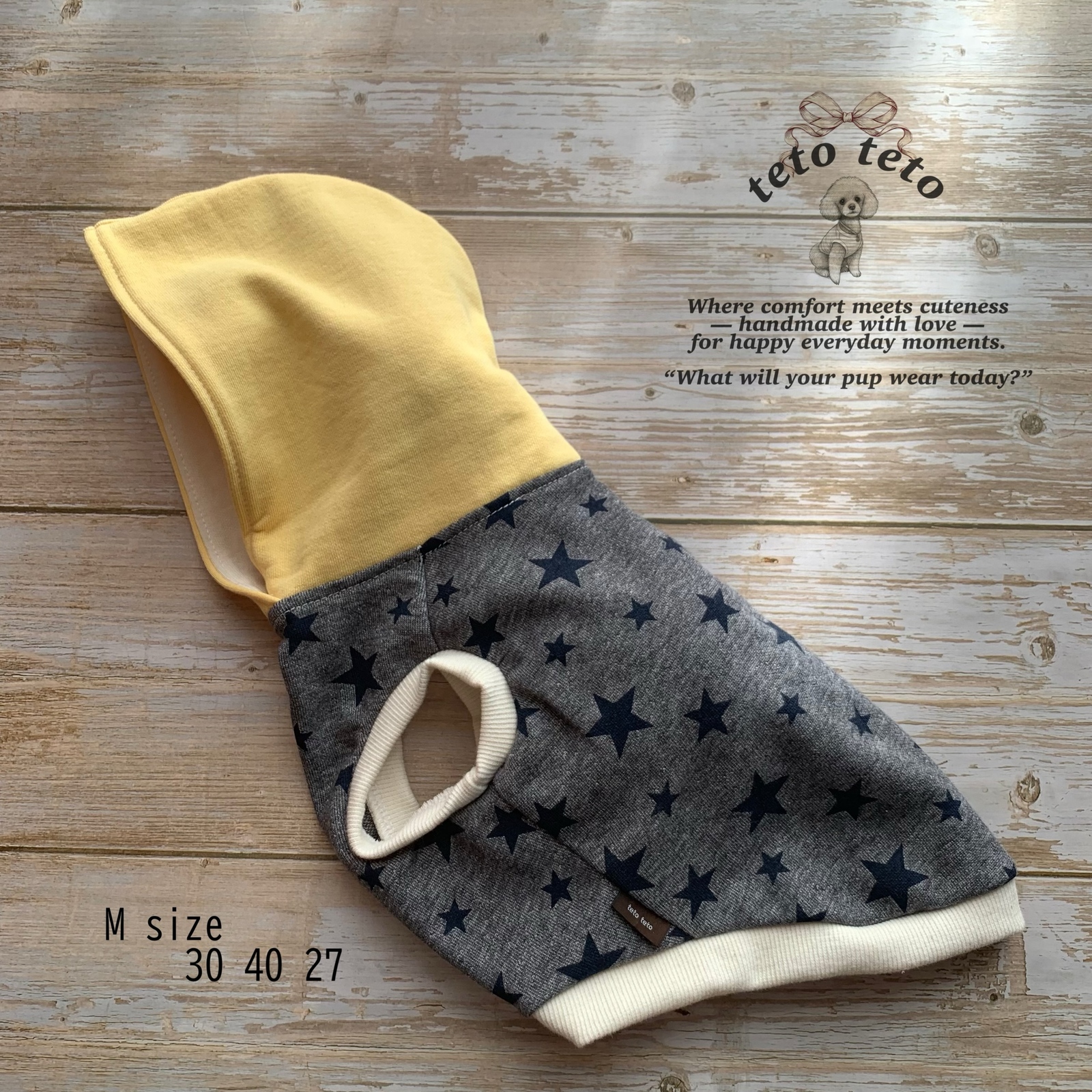 犬服【完成品SSサイズ】小鳥とお花のタンクトップ - teto teto | minne