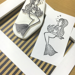 ゆらゆら人魚姫はんこ