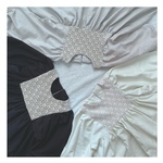 trellis jacquard 長袖カルムワンピース Ｓ(80〜90)