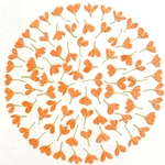 キンモクセイ ♡ 120輪 押し花 素材
