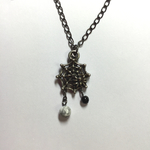 Halloween 蜘蛛の巣 ネックレス
