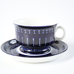 訳あり ARABIA バレンシア ティーカップ＆ソーサー 北欧ヴィンテージ食器 フィンランド製