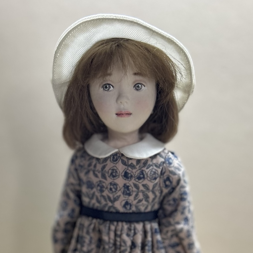 創作人形 rosycraft_doll グリーンのワンピースで