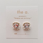 「crystal」　 gold3㎜×perl3㎜