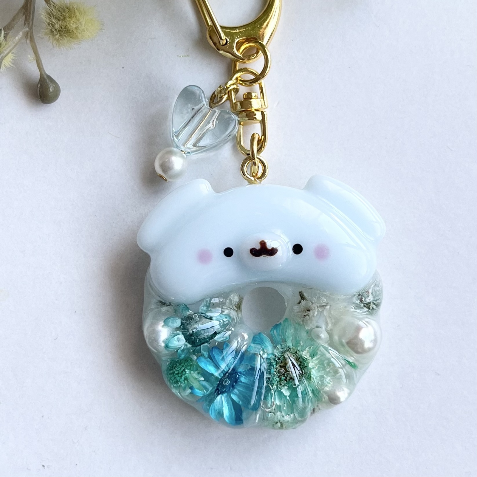 レジンヘアゴム☆薔薇×Xmas - SORA2HARU7'S GALLERY | minne byGMO