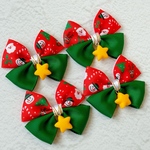 【在庫限り】 10本 トリミングチョーカー 《078》 クリスマス 星 チュール