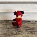 ミニチュアベアNo.52-8ぬいぐるみ、ドールハウス、テディベア、お人形のお友達に