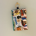 ダックスちゃんのアメコミ柄ミニポーチ