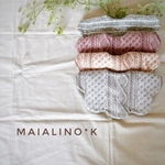 【再販140】大人気☆ニットとこだわりガーゼのもくもくスタイ