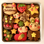 クリスマスクッキー缶
