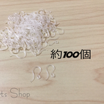 【最安値】樹脂製フック☆ピアスパーツ☆クリア