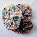 シュシュ　インド刺繍リボン　チュール　