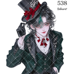 《No.538》オリジナル人物ステッカー 男の子 シール ステッカー