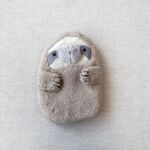 【再販】もふもふ動物ぬいぐるみポーチ（なまけもの）