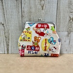 新作✨昭和レトロ＊パッケージ柄⭐︎マチ付きがま口