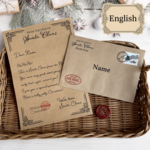 サンタさんからの手紙　　クリスマス　名入れ無料