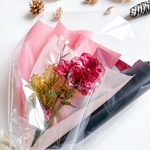 【限定3セット】クリスマスブーケ　クリスマス バラ ヒイラギ プチギフト 花束 インテリアに 