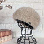 ベレー帽子　＊アンゴラ＊　サイズ調整可能 レディース 帽子