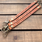 オイルレザーの持ち手　スマホケースやポーチに　本革ヌメ革　ハンドストラップ　茶色マルゴー