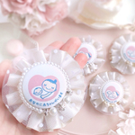 【人気急上昇中💓】　両面マタニティマーク　マタニティロゼット　マタニティキーホルダー　おなかに赤ちゃんがいます　双子　初マタ　妊娠報告　妊娠初期　母子手帳　マタニティーマーク　プレママ　妊娠祝い 妊婦