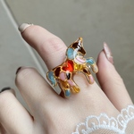 〜夢ガラスユニコーン🦄🌈リング〜