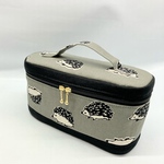 【売約済み】バニティポーチ　ワイド　ペンケース　ハリネズミ