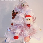 どこから見ても可愛いクリスマスツリー🎄羊毛フェルトオーナメント付き