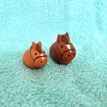 2026 干支 まるっこ午 置物 うま馬パカパカ