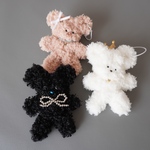 【ぬいコレクリスマス】ぬいぐるみキーホルダー ￤モールドール ￤モール人形 ￤バッグチャーム ￤くま