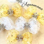 ゴージャスなスノーフレーク❄️リボン🎀