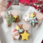 【季節限定】 オリジナル クッキー  ･:*+.happy christmas･:*+.mini×3袋  セット