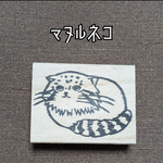 ＊再販＊『マヌルネコ』 消しゴムスタンプ