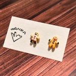 ジンジャークッキーなピアス🎄
