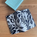 mina  perhonen carnival  ブックカバー　ミナペルホネン の 刺繍生地　文庫本　A6 カーニバル