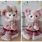 ★受注販売★シェリーメイ【ポーチ】リーナベル【ショルダーバッグ】コスチューム★うさぎと雪の結晶のあったか、ふわもこファーパーカー&タータンチェックスカート