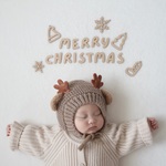 W077【 MERRY CHRISTMAS banner 】 木製クリスマスバナー / 飾り付け / オーナメント / 送料無料