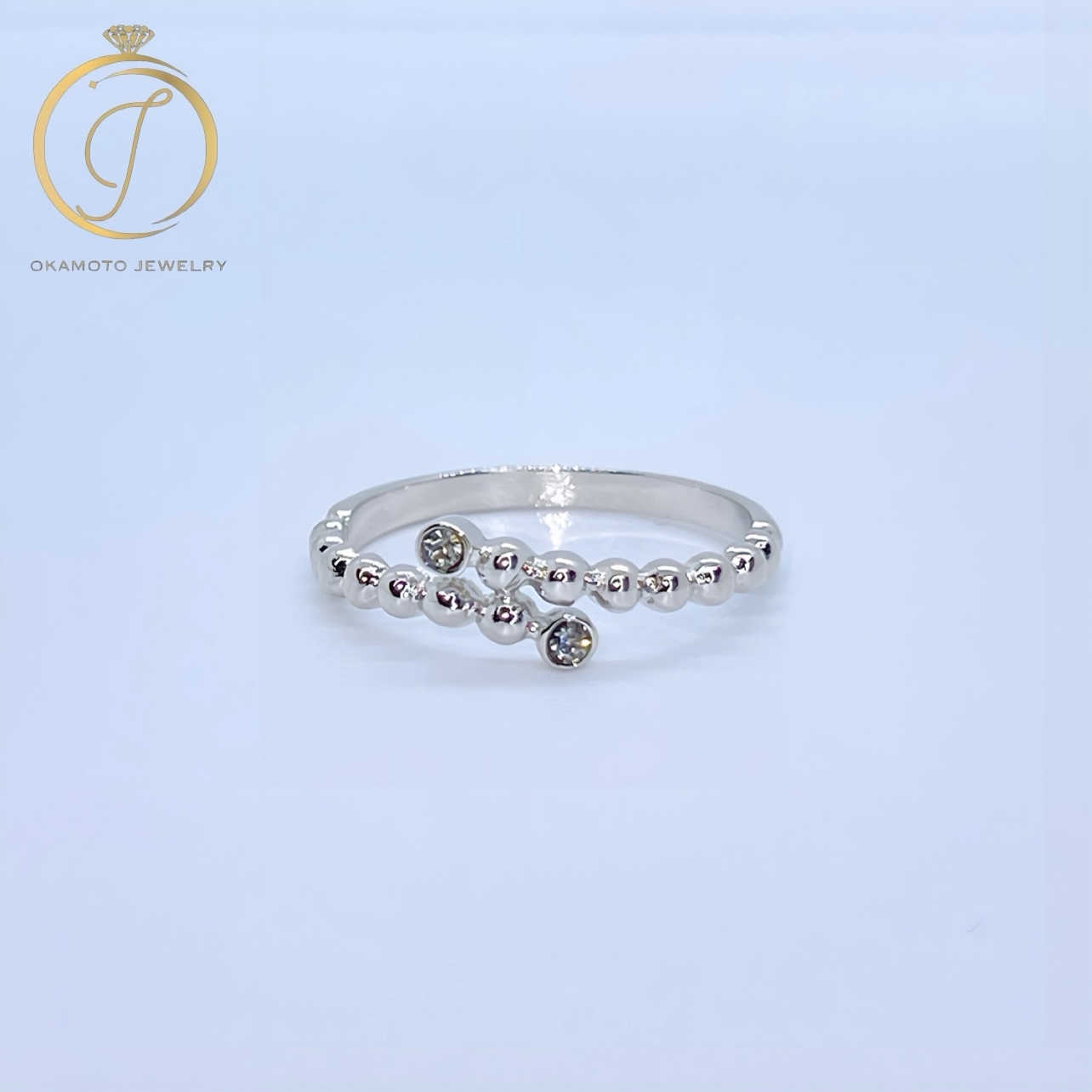 Ball chain ring. (ピンキーリング可) - SOLAÉ（旧 OKAMOTO JEWELRY