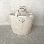 マルシェバッグポーチM《ナチュラルホワイト》