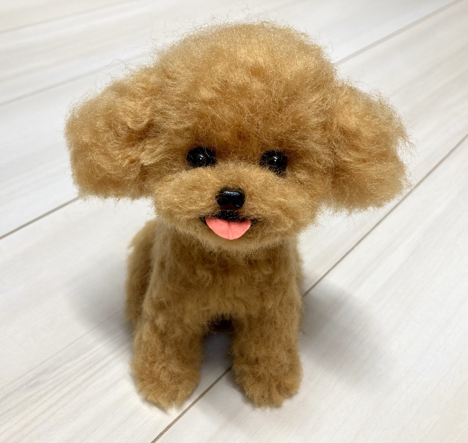 羊毛フェルト ビションフリーゼ 犬 トイプードル アフロ - TOTOKAKA1'S