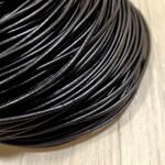 革紐 2mm 150cm ブラック 革ひも 丸紐 丸ひも 牛革 レザー ハギレ